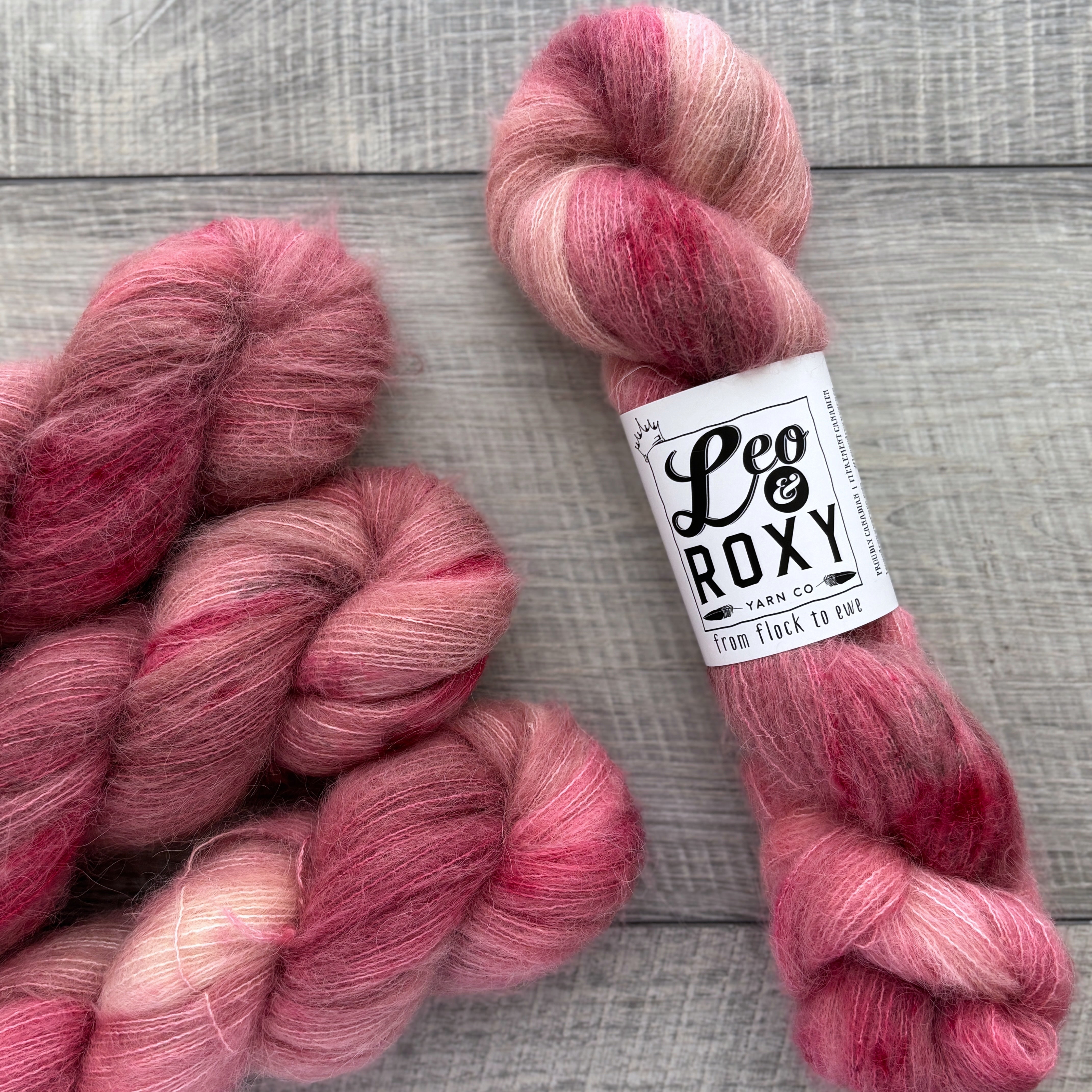 Pink Spectacle - Suri Silk – Leo and Roxy Yarn Co
