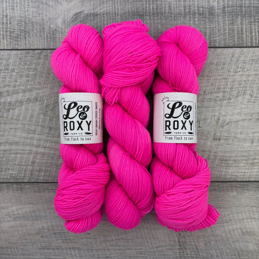 Pink Flamenco - Natural Sock (Pre-Order)