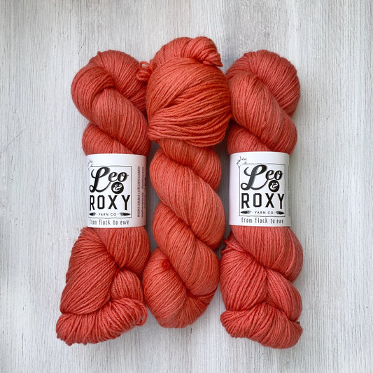 Geranium - Natural Sock