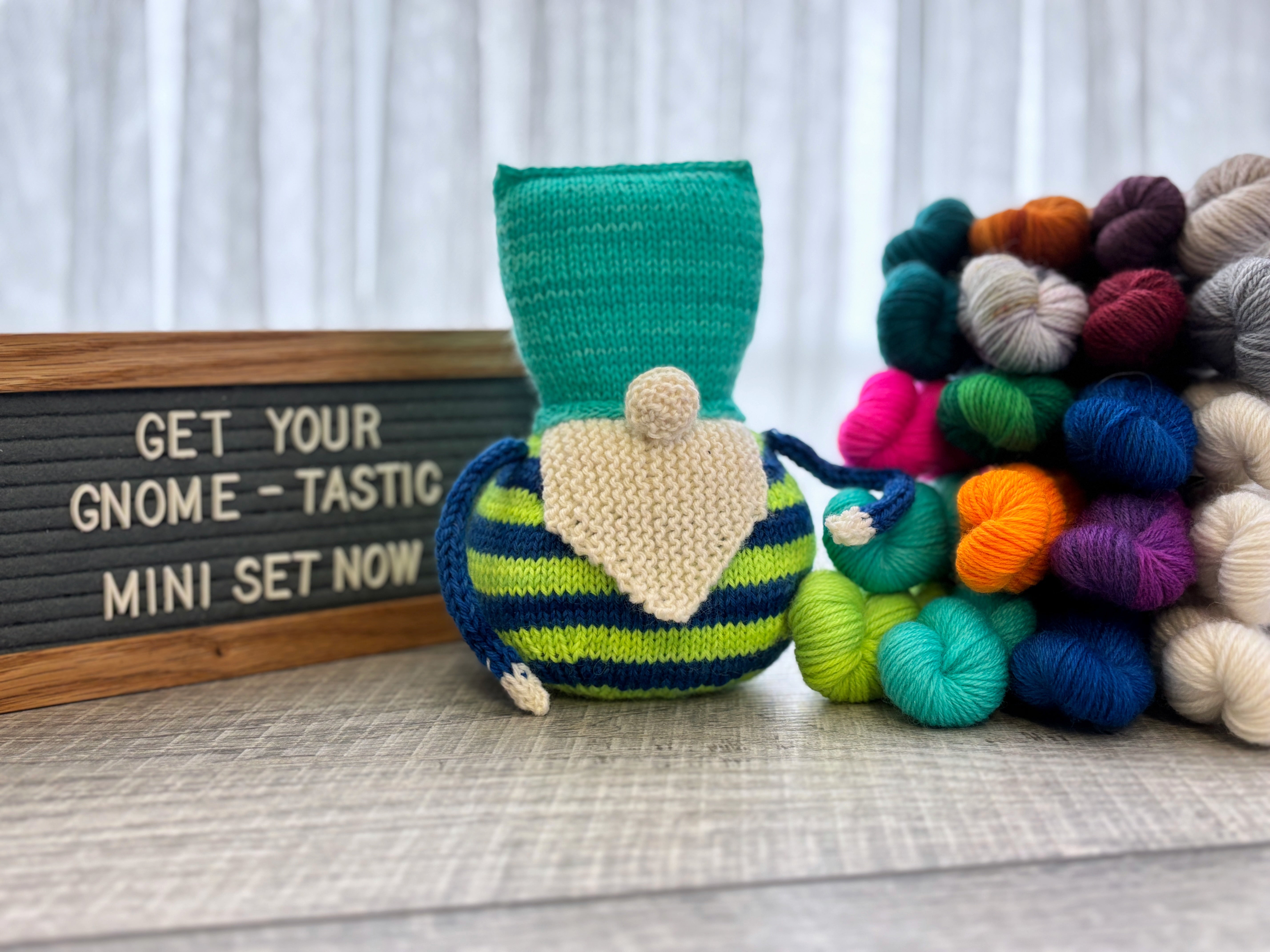 Gnome-tastic Mini Sets - Natural Sock – Leo and Roxy Yarn Co