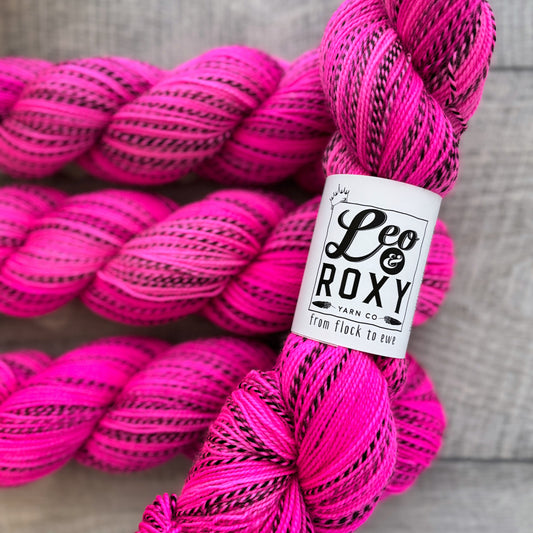 Pink Flamenco - Zebra Sock